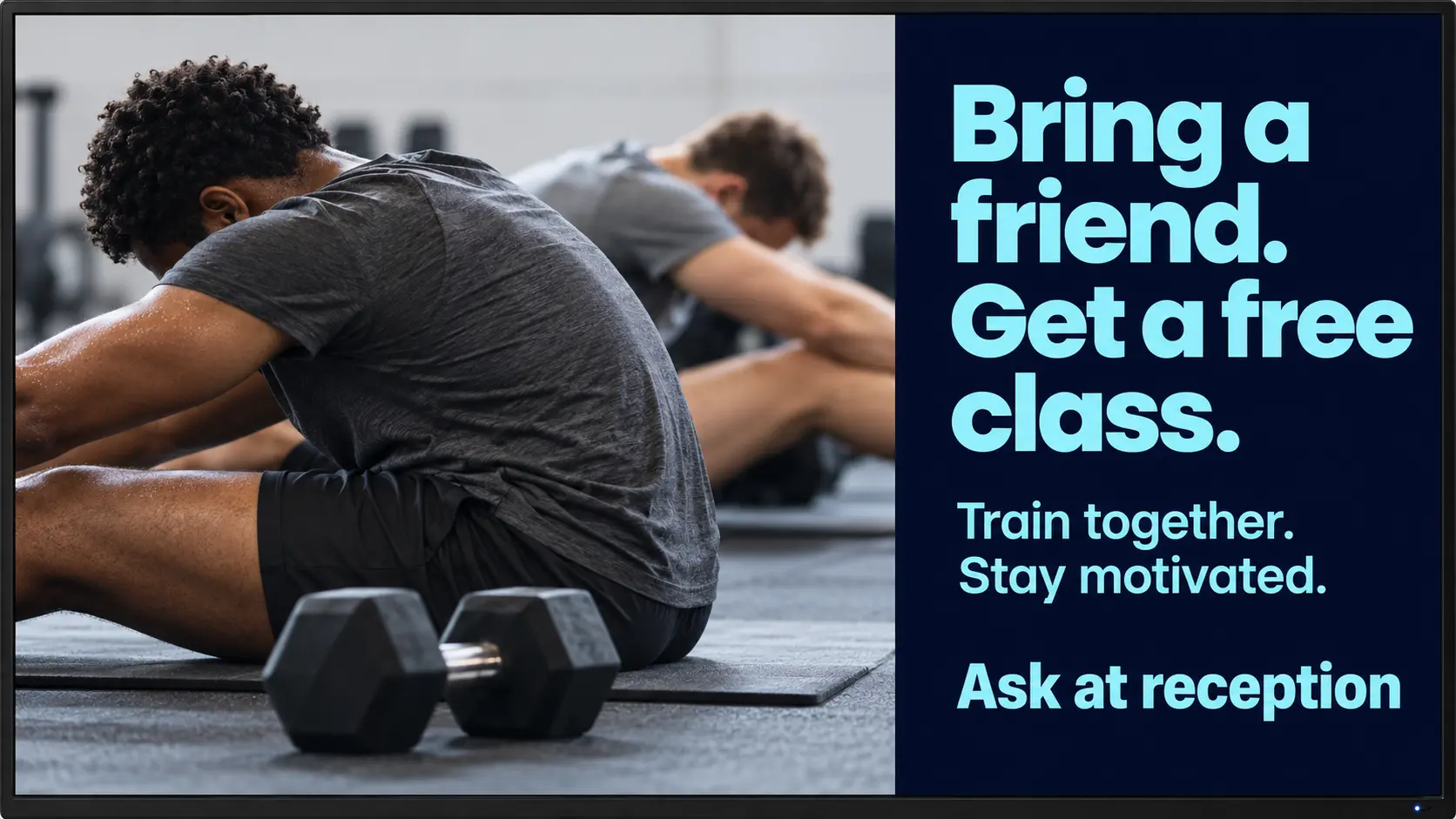 Memberships and personal training
